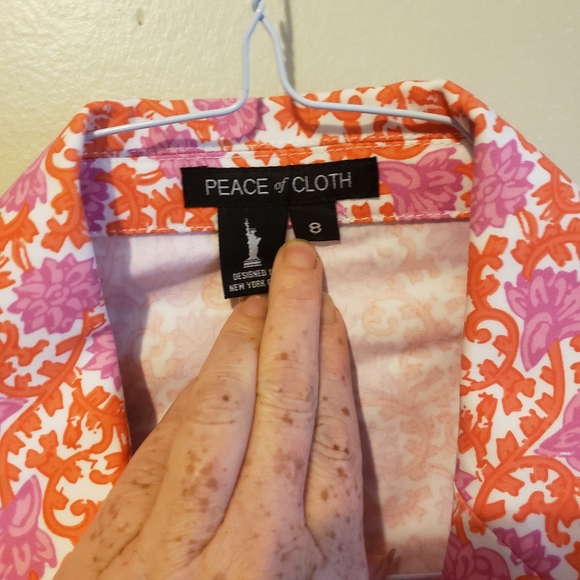 Size 8 peace of cloth Brett jacket in sorbet - Picture 10 of 10